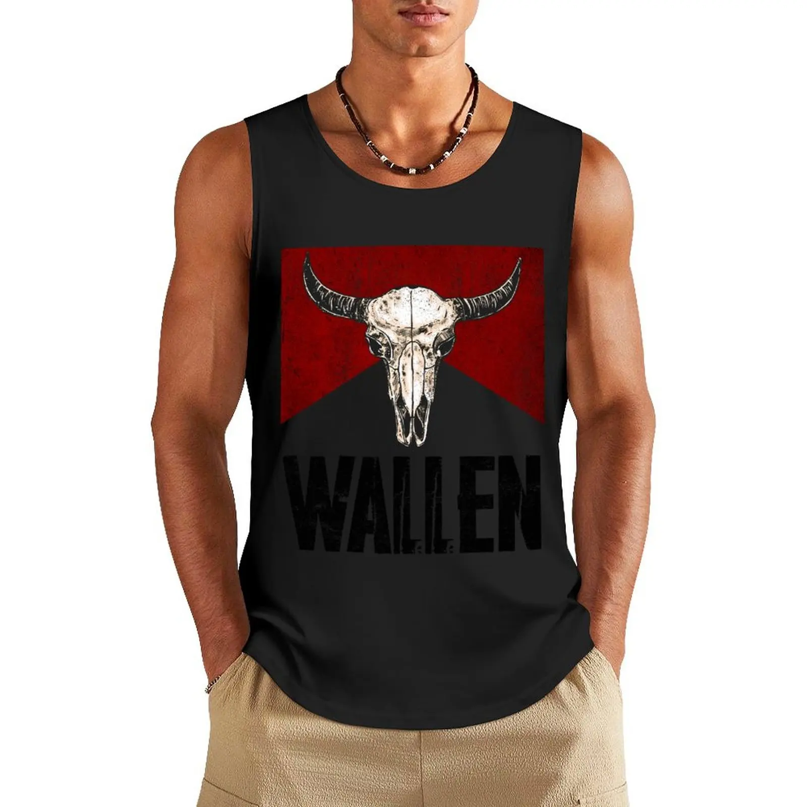 Country Music Wallen Tank Top new in tops & t-shirt vest for men anime clothes T-shirt sports