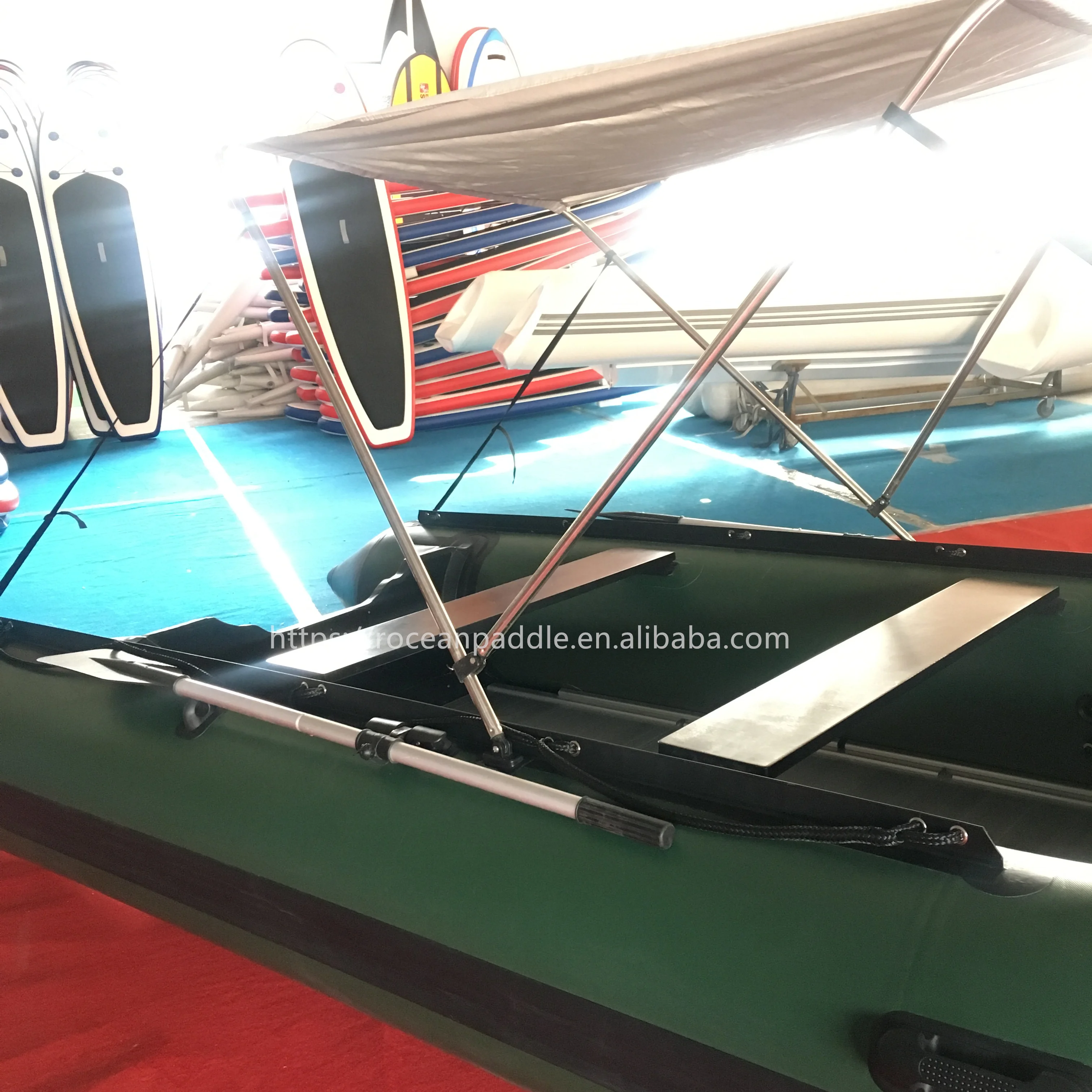 قارب مطاطي من Highfield قارب صيد صغير قارب بولي كلوريد الفينيل قابل للنفخ