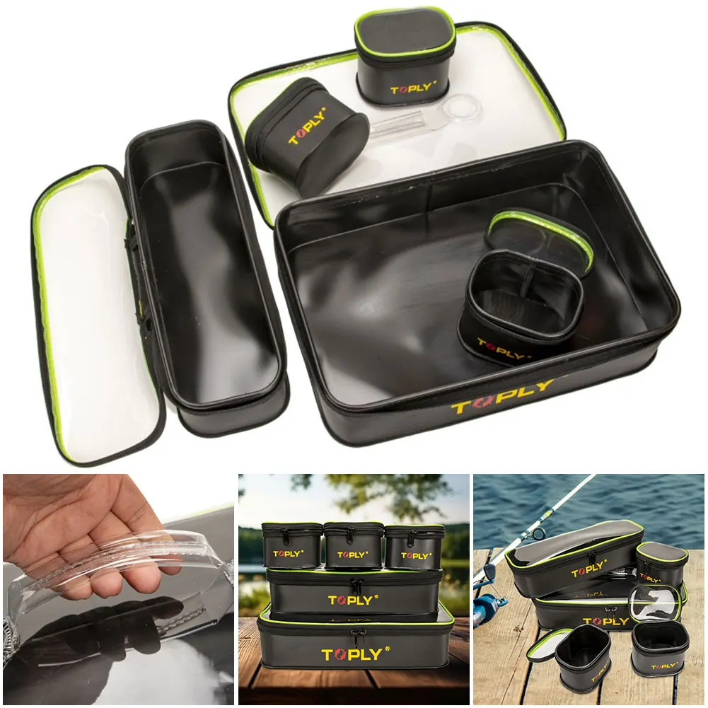 

Portable Fishing Bag EVA Waterproof Fishing Accessories Bag Fishing Storage Bag Gifts for Men