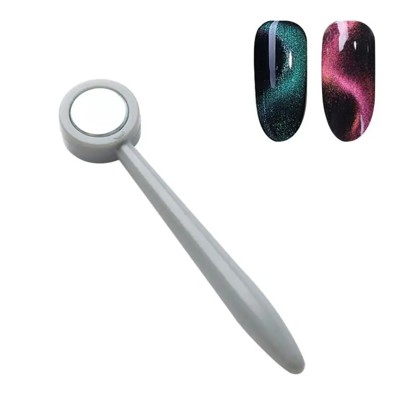1 pçs olho de gato ímã vara unha polonês gel fantasia multifuncional unhas arte olho de gato ímã caneta prego vara magnética ferramentas