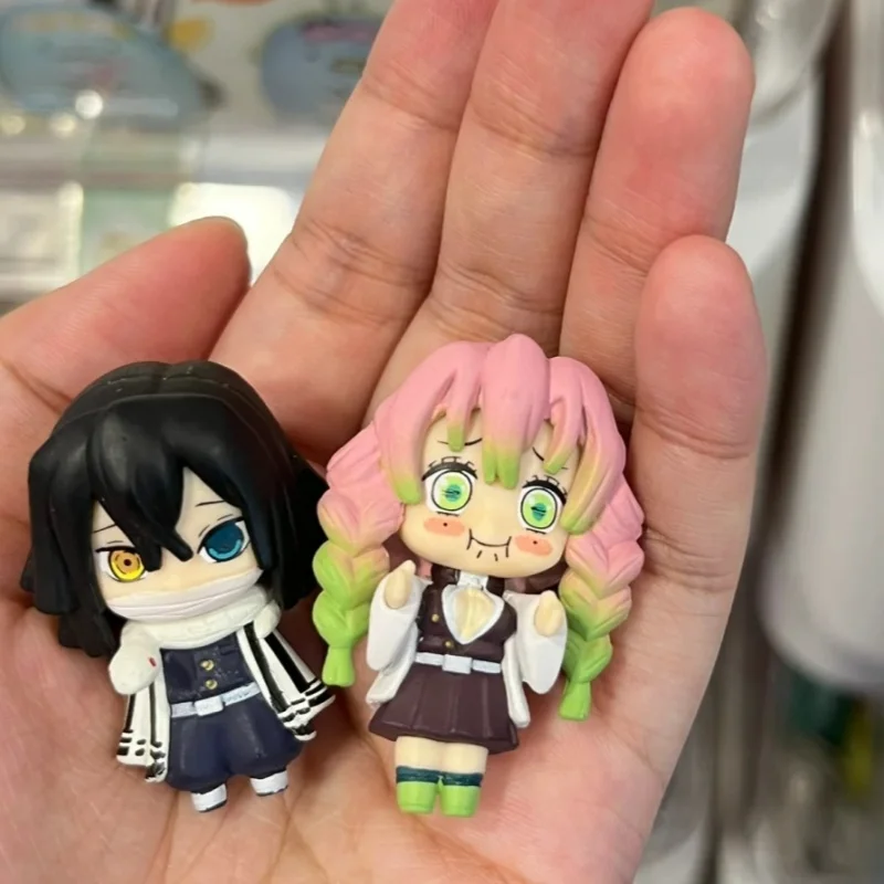 【Em estoque】 Oficial Bandai Demon Slayer Queue Series 3 Figura de pose em pé Gashapon colecionável