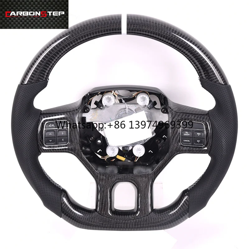 Carbon Fiber Car Steering Wheel for Dodge Dart Custom Steering Wheels