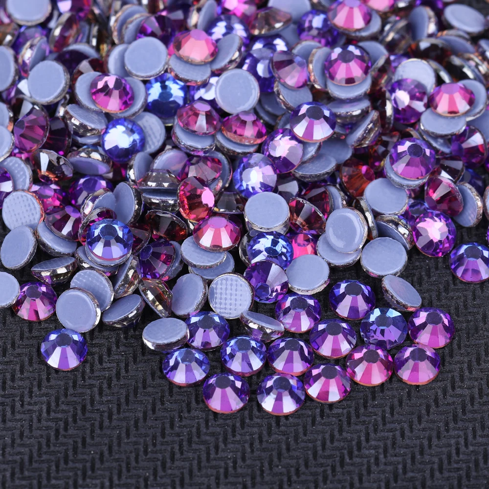 VC Wholesale SS30 2880Pcs High Quality Glass Crystal Rhinestones Hotfix Strass Flatback Stones For DIY Clothes Dress Decoration