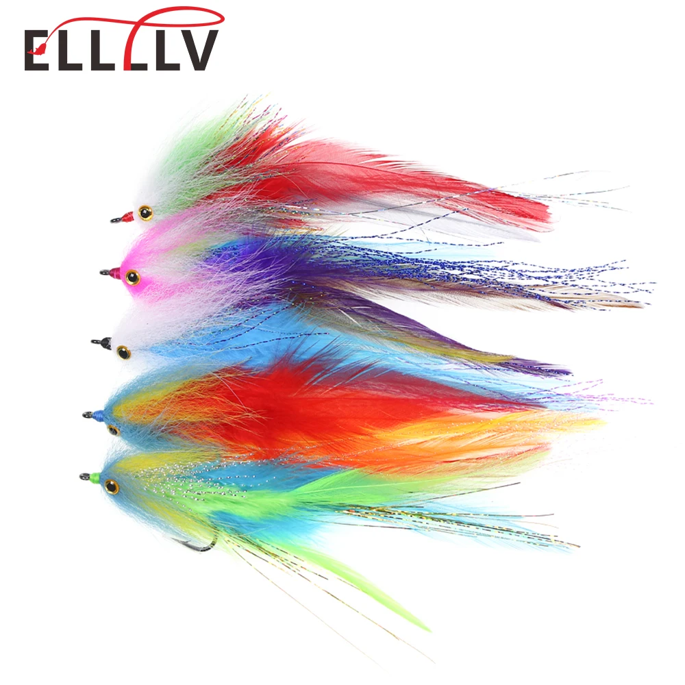 Elllv Streamer Mosca Salmón Agua Salada
