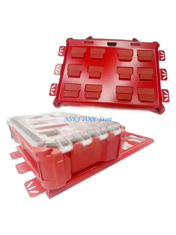 L8RC Mounting Plate For Packouts Full Plate for Tool Storage and Organization System Toolbox Installation Plate Metal Base