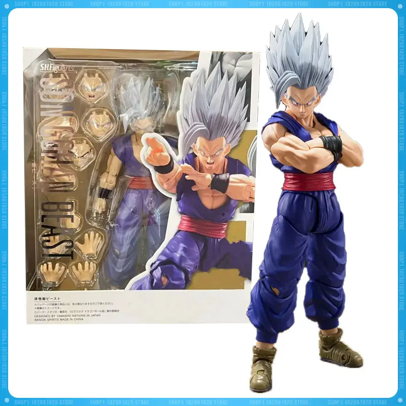 Dragon Ball Figure Super Hero S.H.Figuarts Son Gohan Beast Shf Action Anime Figures Statue Model Toys Figurine Birthday Gifts