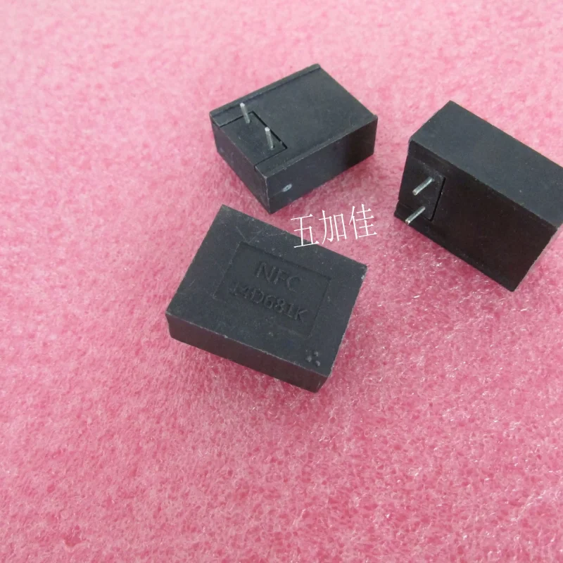 5-30pcs NFC 14D681K 680V NFC14D681K-W black explosion-proof varistor square