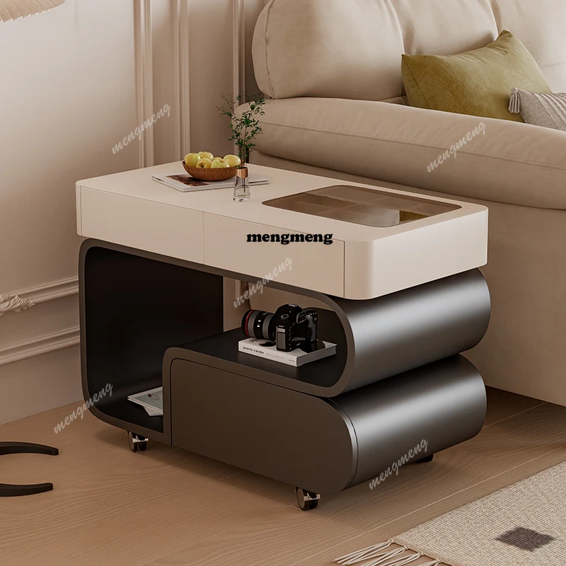 

Simple Style Side Table Sofa Aesthetic Modern Style Coffee Tables Storage Drawers Mesa De Centro Sala Living Room Furniture