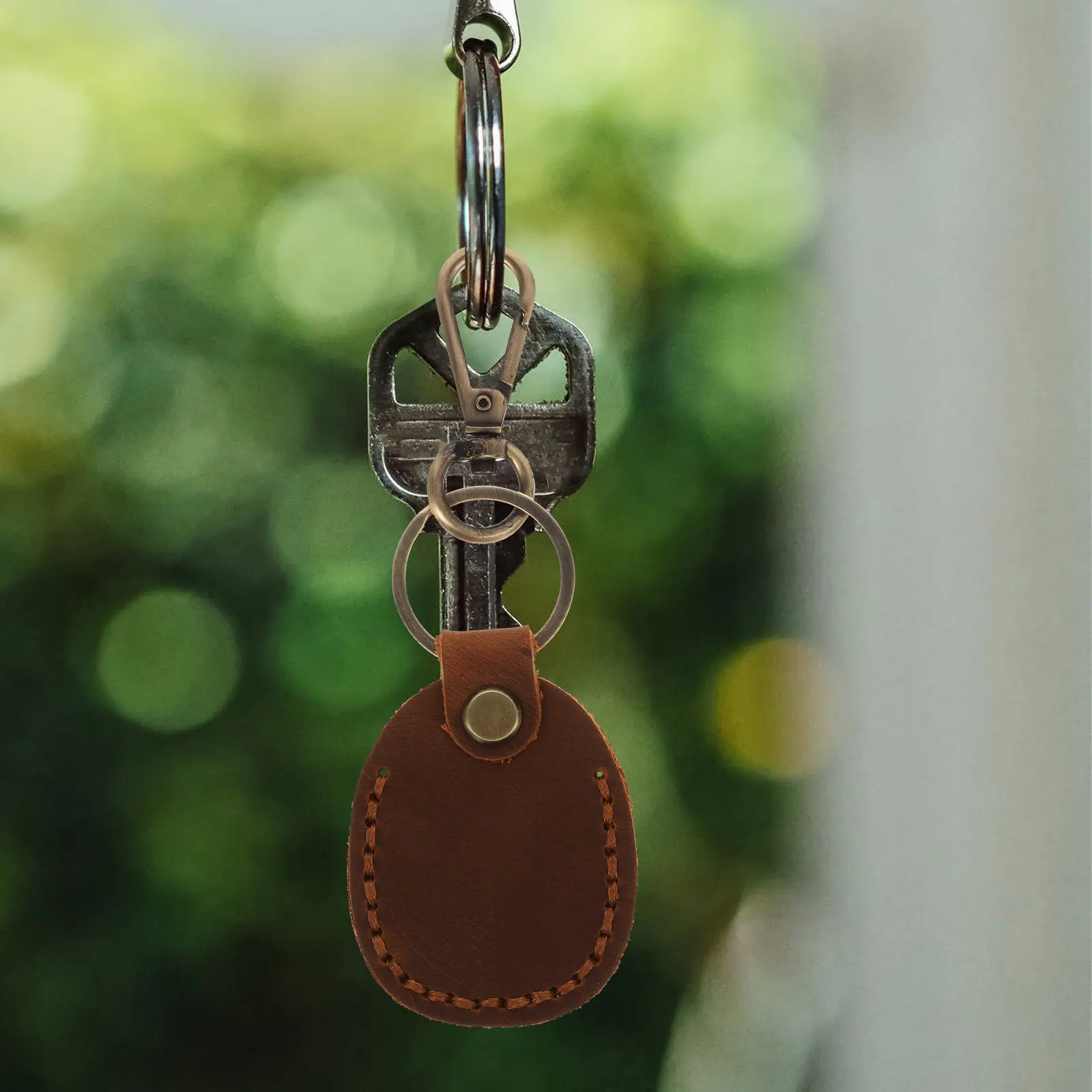 1Pcs Premium Access Control Holder Vintage Protective Cover Key Chain Elevator Ic Card Case Entrance Guard Induction