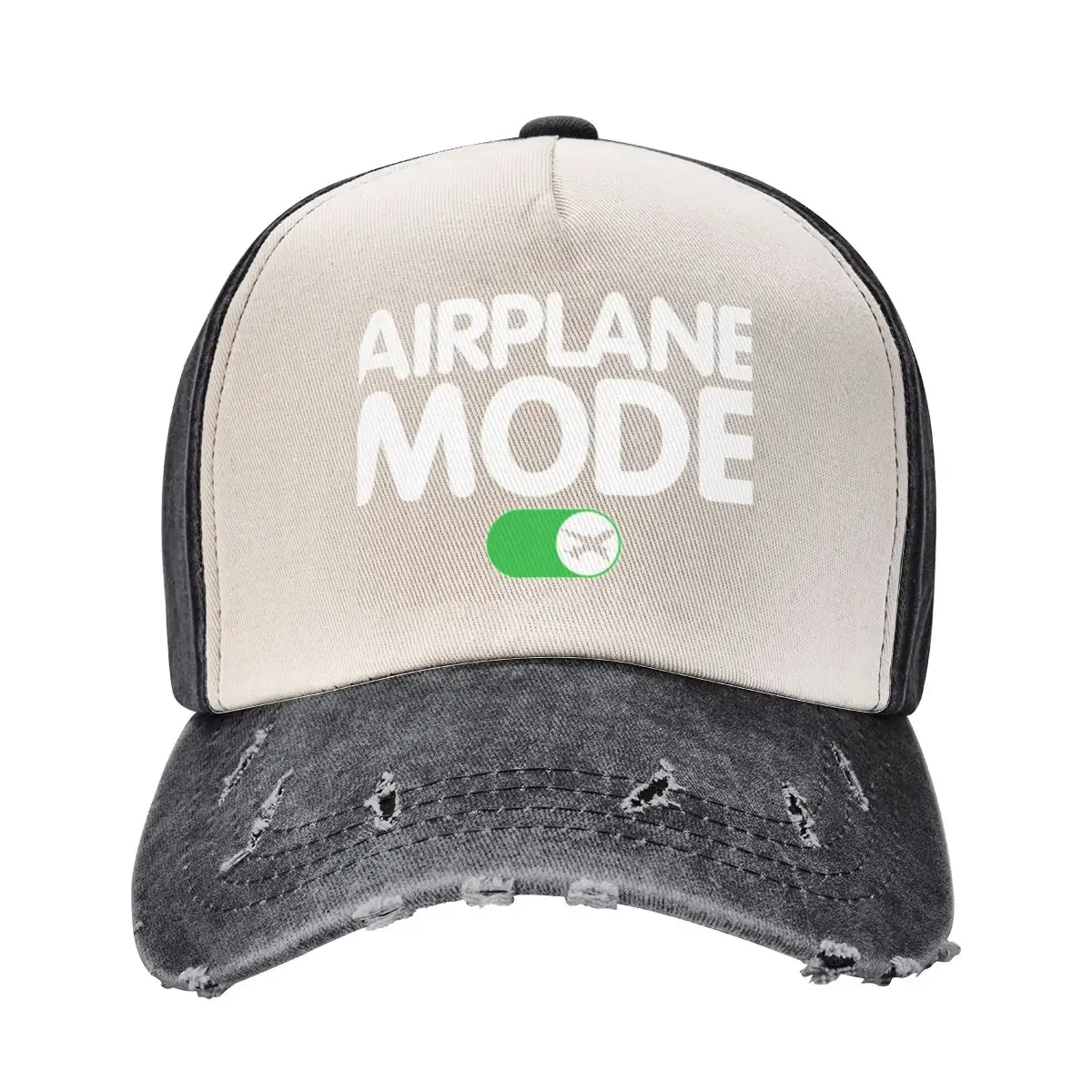 

Airplane Mode On - Funny Aviation Baseball Cap dad hat Ball Cap custom caps Snap Back Hat For Women Men's