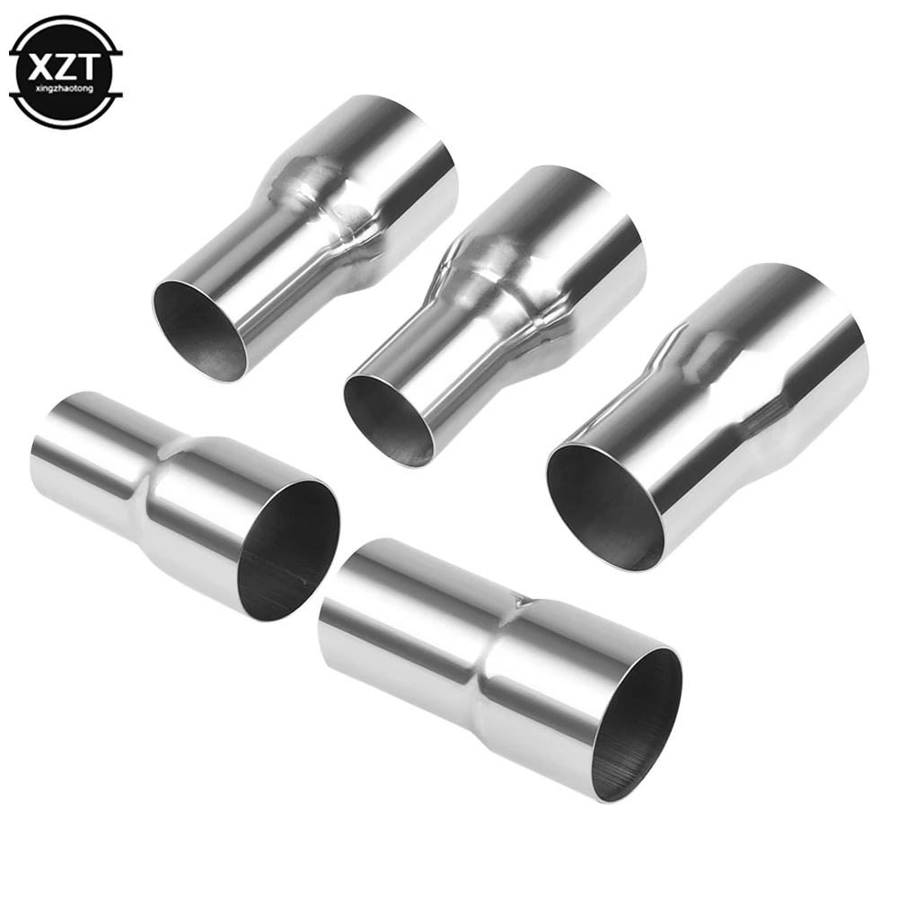 51-67mm Universal Car Stainless Steel Standard Exhaust Reducer Connector Pipe Tube 76mm 63mm 60mm to 63mm 57mm 52mm 50mm