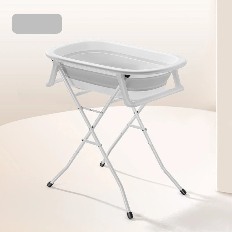 

Portable Collapsible Dog Bath Tub 2in1 Washing Station Foldable Grooming Shower Basin Quick Drainage for Puppy Cat