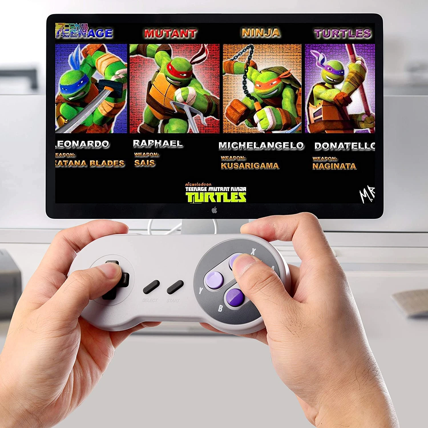 2.4GHz USB Gamepad Classic Game Controller Joypad for Windows Laptop PC Mac Raspberry PI System