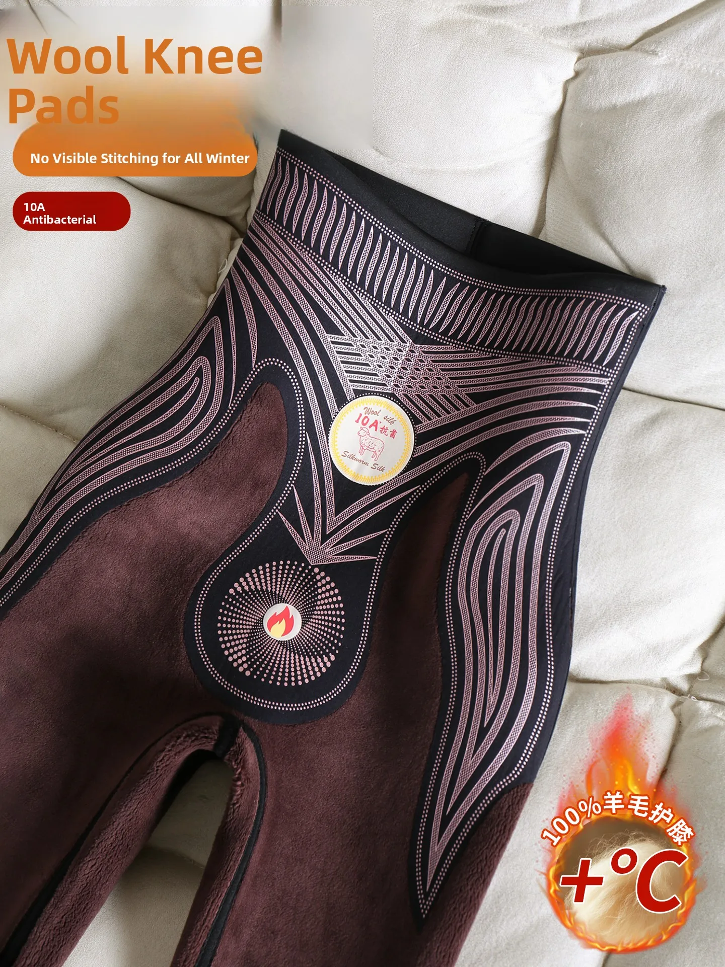 

Женские брюки для йоги из овчины Fce Lined Thi, теплый базовый слой, плавающие длинные брюки с высокой талией, повседневные, с высокой посадкой