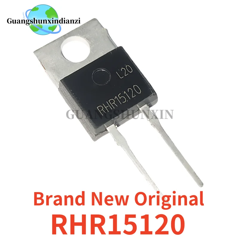 

5-10-20pcs/lot Brand New Original RHR15120 RHRP15120 TO220-2 15A 1200V Ultrafast recovery diode In Stock