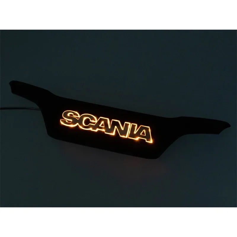 LED Simulation Glowing Logo for 1/14 Tamiya RC Dump Truck SCANIA 770S 56368 56371 Car Accessories