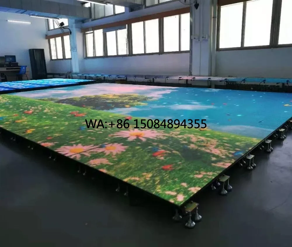 

P3.91 High Brightness LED Floor Panel Display IP65 Waterproof Seamless Tile Screen for Stage Performance Rental