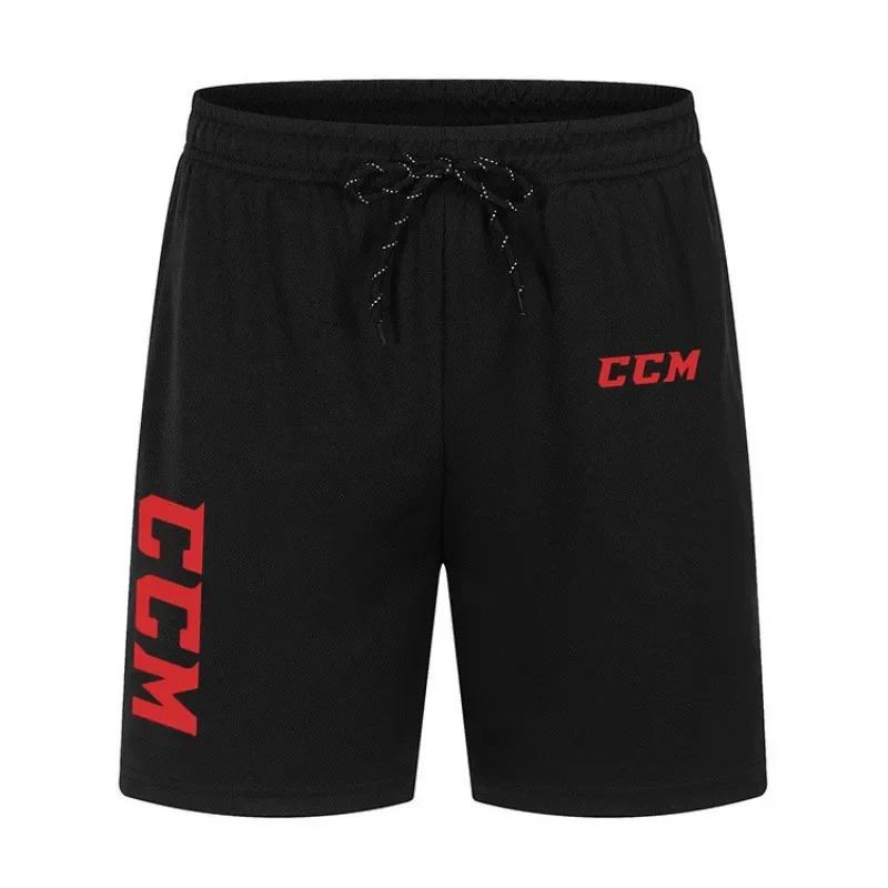 Trendy 2025 summer jogging shorts Men's beach casual sports shorts Gym exercise men's breathable mesh quick drying sports shorts