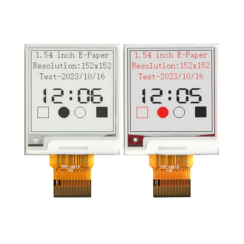 High-Resolution 1.54-Inch E-Ink Display For Lcd Modules.