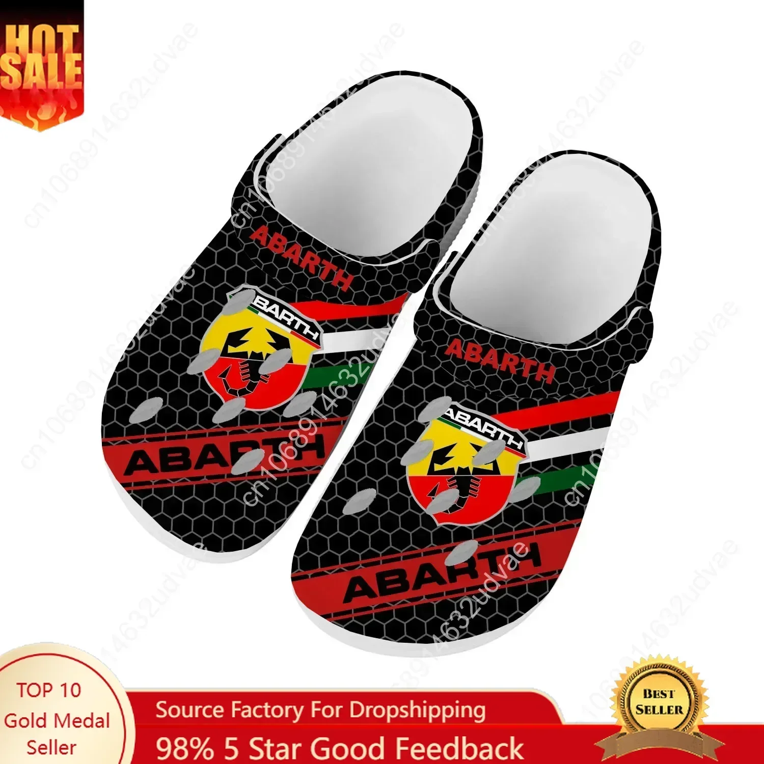 

A-Abarths Sandals Men Women Teenager Fashion Water Shoes Garden Breathable Comfort Beach Clog Comfortable Comfortable Slippers