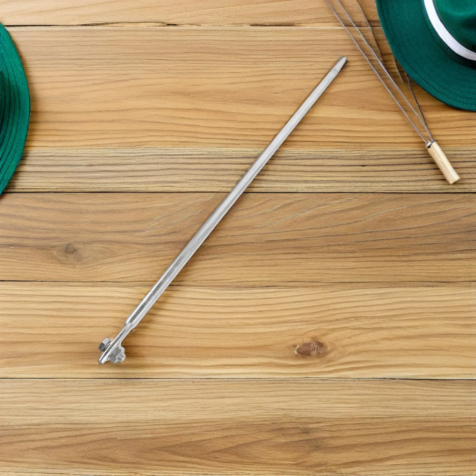 3Pcs Outdoor Ground Rods 50Cm Galvanized Metal Grounding Pins for Home Electrical Earthing System Industrial Ground Stability