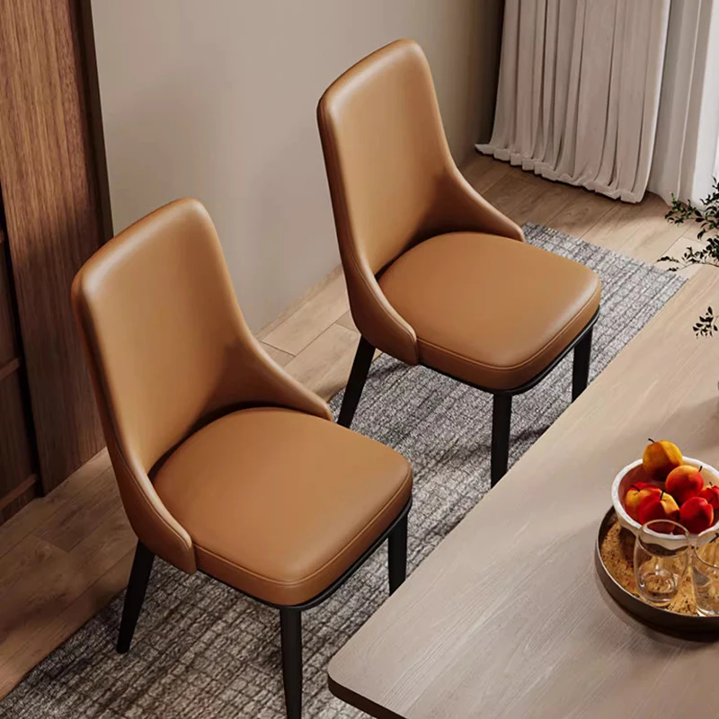 Luxury Designer Dining Chairs European Nordic Luxury Modern Dining Chairs Trendy Grey Sillas Para Sala De Estar Home Furniture