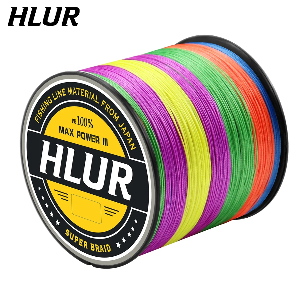 HLUR 4 Strands Pesca Fly Fishing Line 12-83LB 300M Multifilament Wire Carp Sea Saltwater Weave Extreme Japan