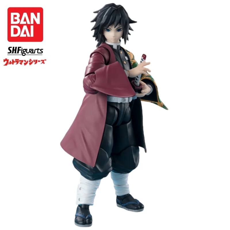 In Voorraad Bandai Originele Demon Slayer Vol 1-3 Tanjirou Nezuko Giyuus.h.figuarts Action Figure Model Pop Gloednieuwe Boxed Garage