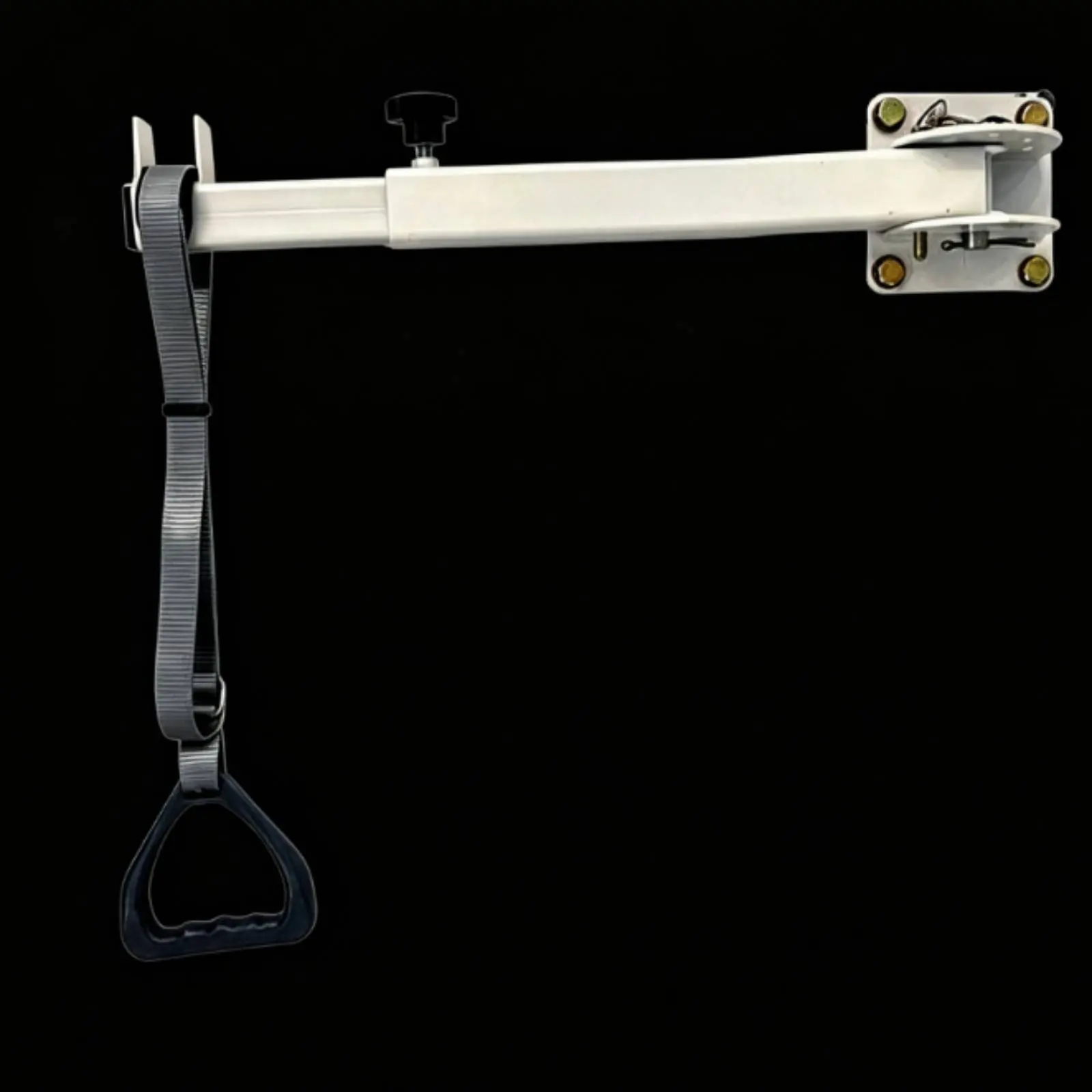 

Wall-Mounted Transfer Lift Loop Adjustable Transfer Assist Loop Telescopic Support Arm 80 Kg Capacity Mobility Aid Rubber Handle