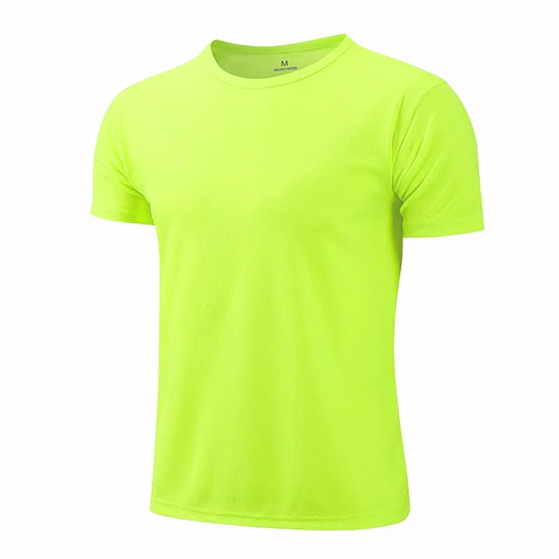 Camiseta de verano con cuello redondo de secado rápido, uniforme de trabajo de manga corta, camiseta para campaña electoral para hombres y mujeres