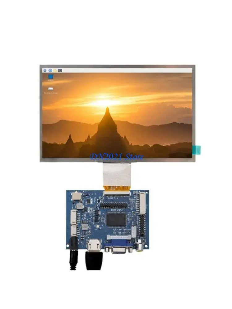 F3KE Universal AT070TN90 TTL LVDS Controller Board 1.2 VGA 2AV