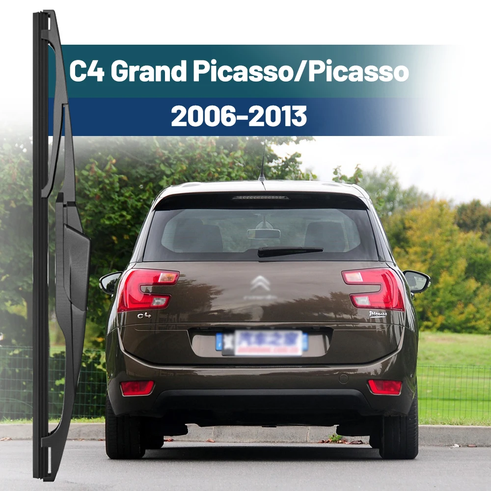 Para Citroen C4 Picasso Grand Picasso MK1 2006-2013 14 "parabrisas trasero limpiaparabrisas limpiaparabrisas accesorios de coche