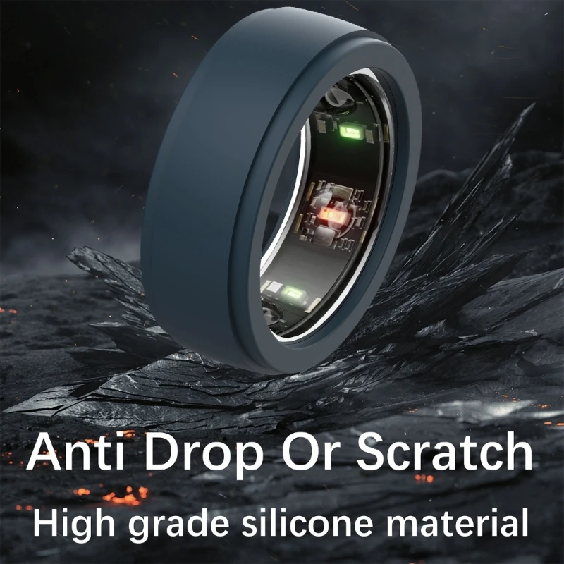Q1W2 ฝาครอบซิลิโคนกันรอยขีดข่วนสำหรับ Rings Generation 3 ปลอกป้องกันฝุ่น