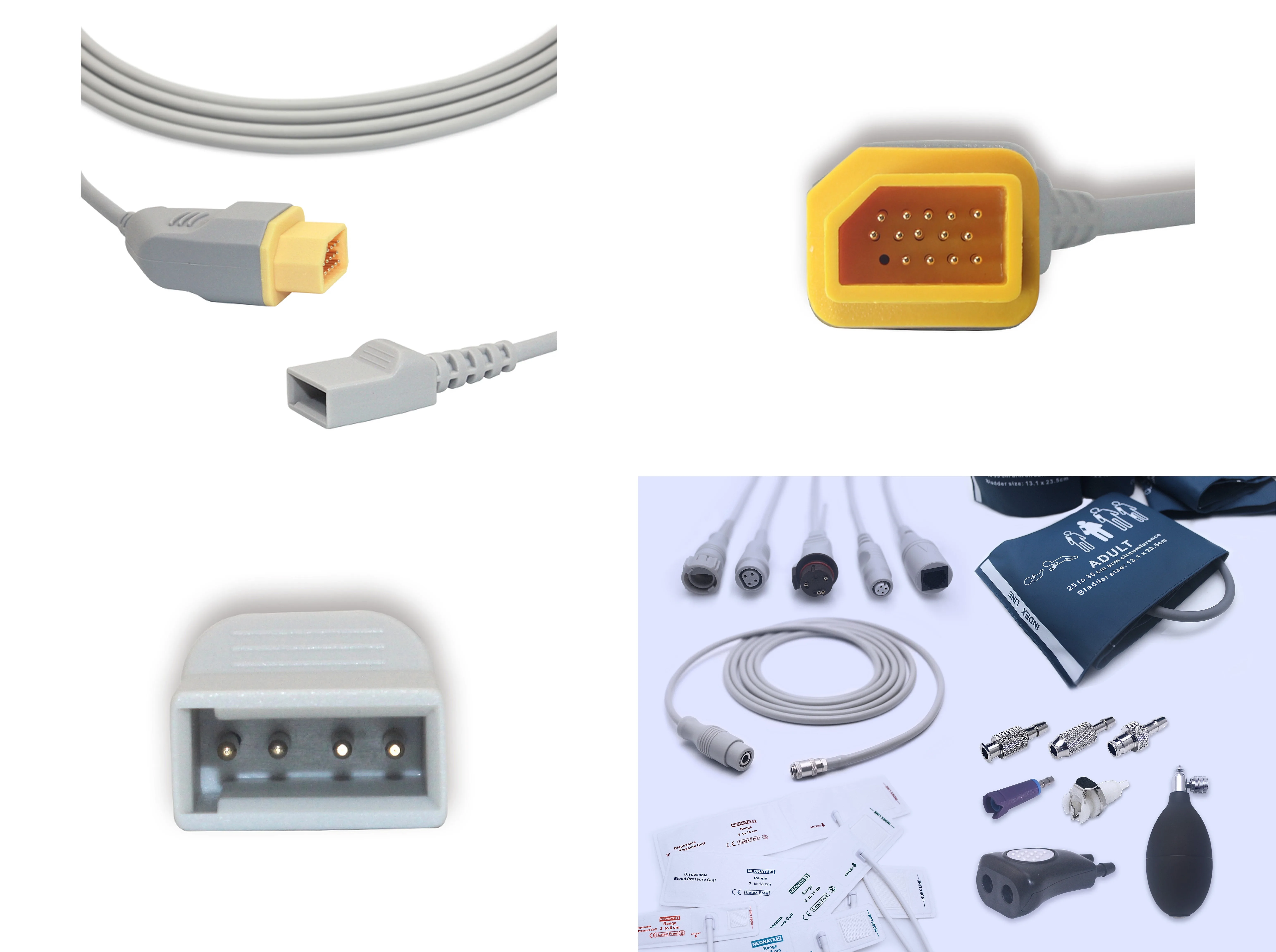 

3m Invasive Bloods Pressure Cable IBP Adapter Compatible with Patient Monitors