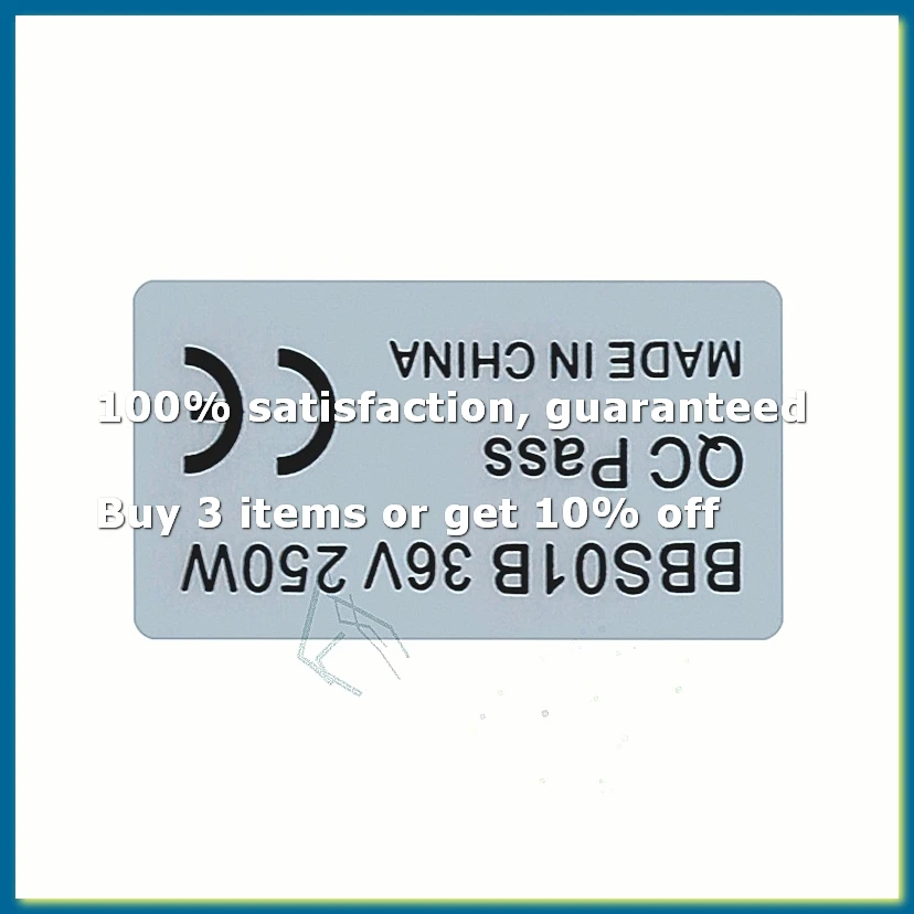 20PCS 36V250W Ebike Sticker for Front Rear Hub Motor CE Label Tag Electric Bicycle Conversion Kit Sticker 36V250W-FABY