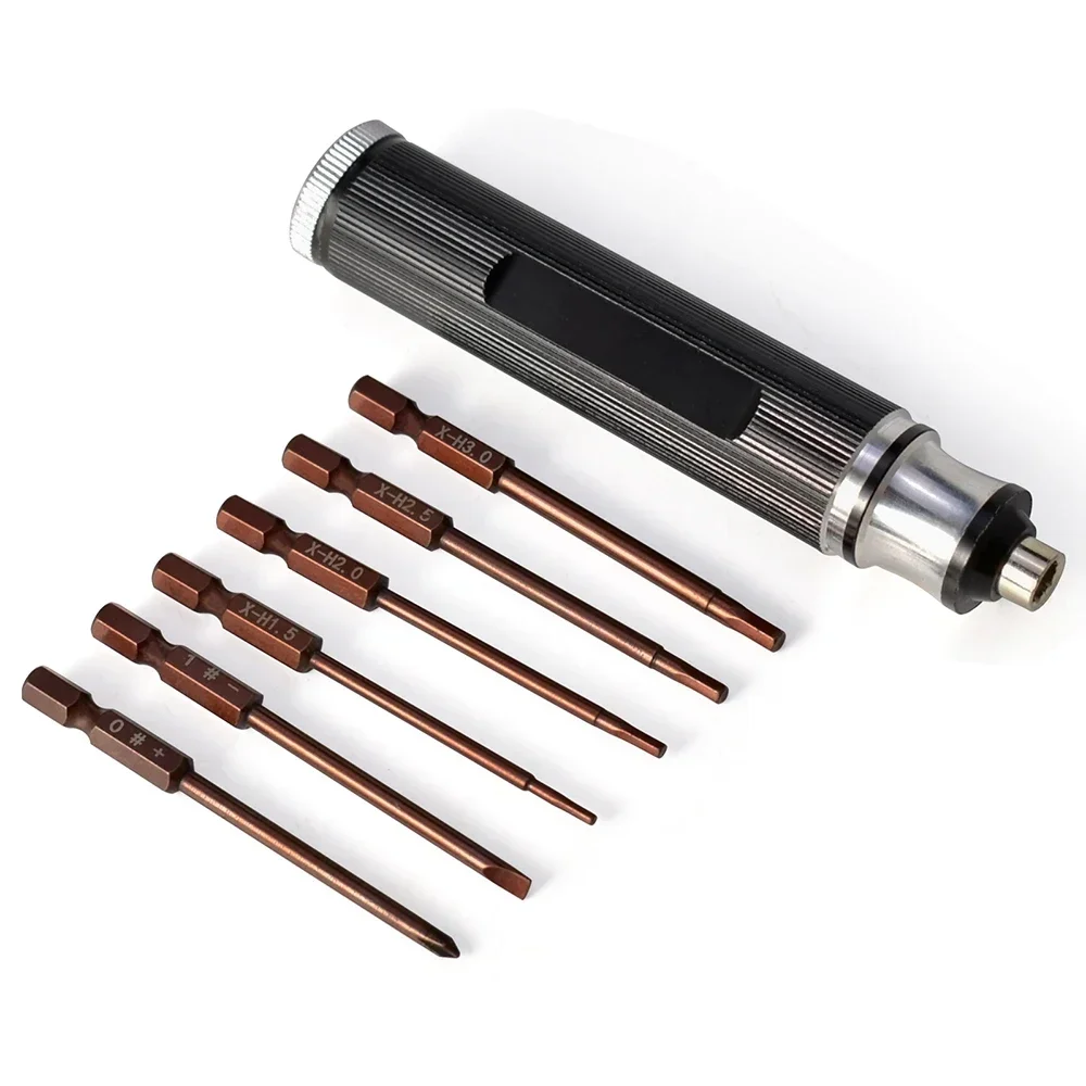 Wkrętak RC 6w1 Magnetyczny wkrętak sześciokątny 1.5 2.0 2.5 3.0mm Zestaw wkrętaków do RC Car Rc Helicopter Drone Repair Tool