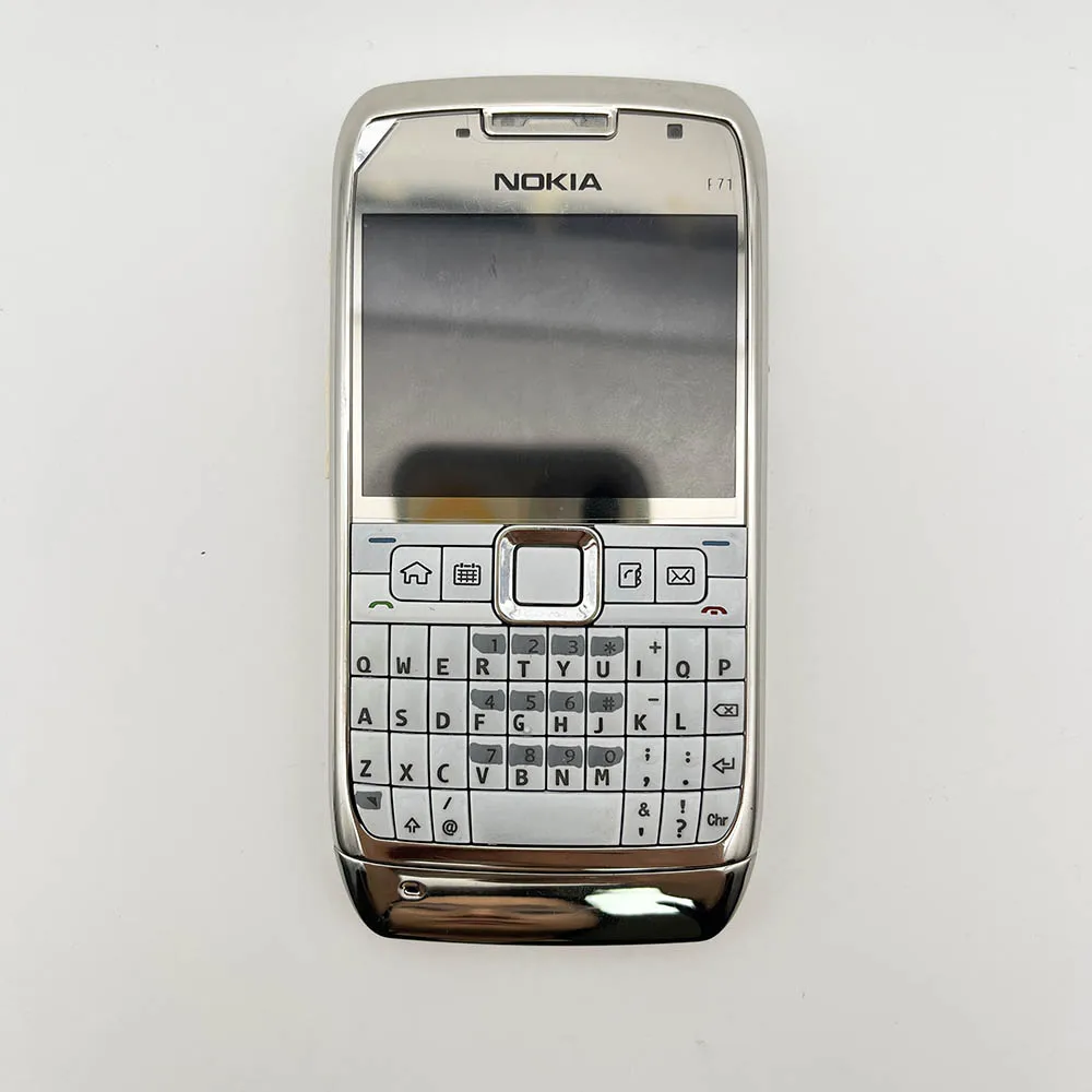 هاتف Nokia E71 الأصلي مصنوع في فنلندا يدعم اللغة الإنجليزية بحالة جيدة