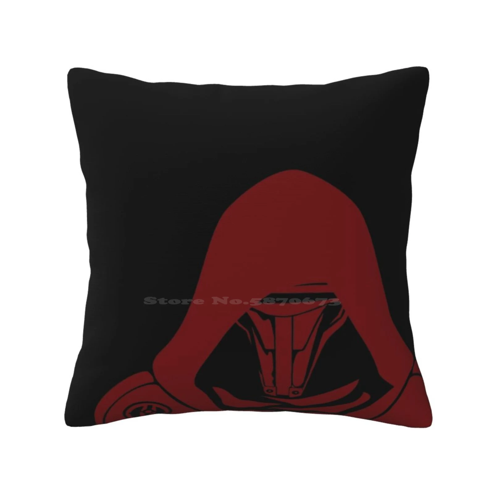 Darth Revan Peekaboo In Red Throw Cushion Pillow Cover Revan Kotor Knights Of The Old Republic Republic Comandos Malak Carth