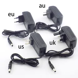 12V 2A 2000mA 100-240V AC to DC Power Adapter Supply Charging adapter for CCTV Camera US EU UK AU Plug