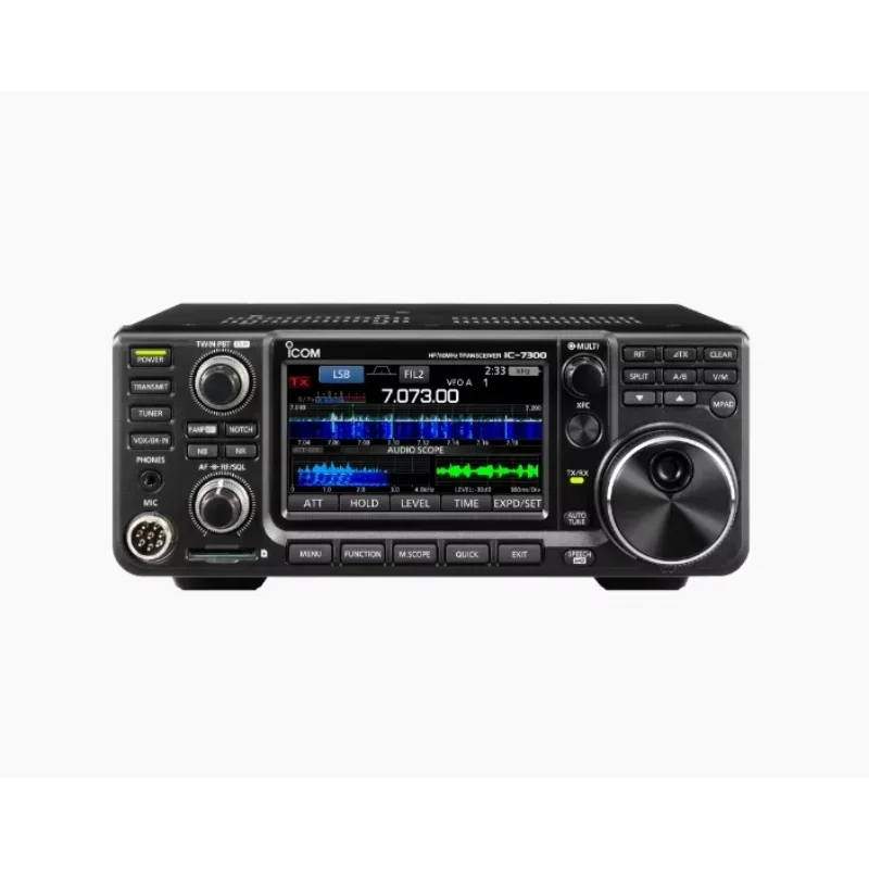 Icom IC-7300 100W HF Transceiver for Walkie-Talkie and Mobile Radio Use Covering 0.030 - 74.800 MHz with 101 Channels