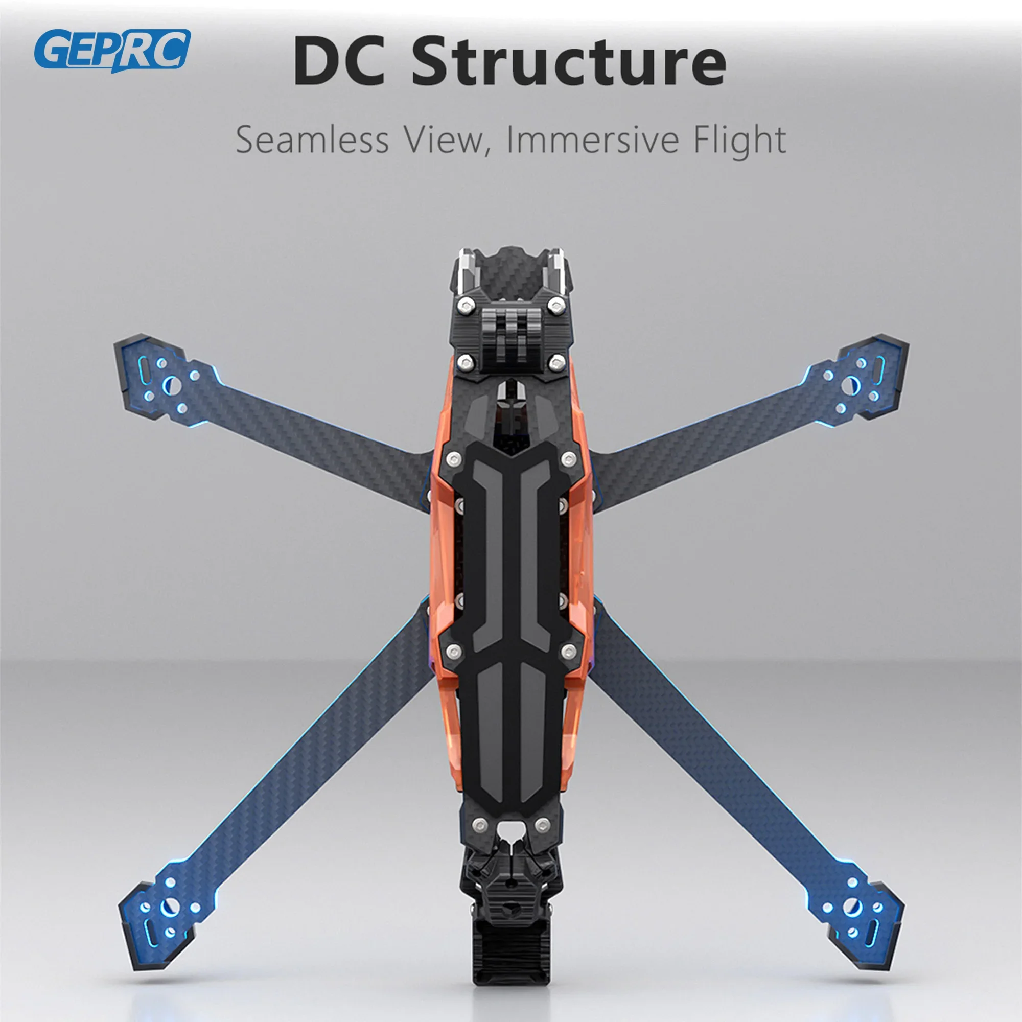 GEPRC GEP-Vapor-D5 O4 Pro Frame 5-calowy dron z włókna węglowego FPV RC Quadcopter Frame