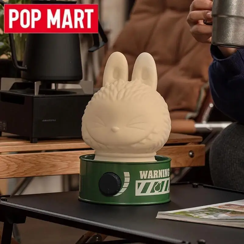 POP MART 몬스터즈 엘프의 집 시리즈 - 비닐 인형 램프 귀여운 장식품 피규어 데스크탑 모델 장난감 홈 데코 소녀 선물