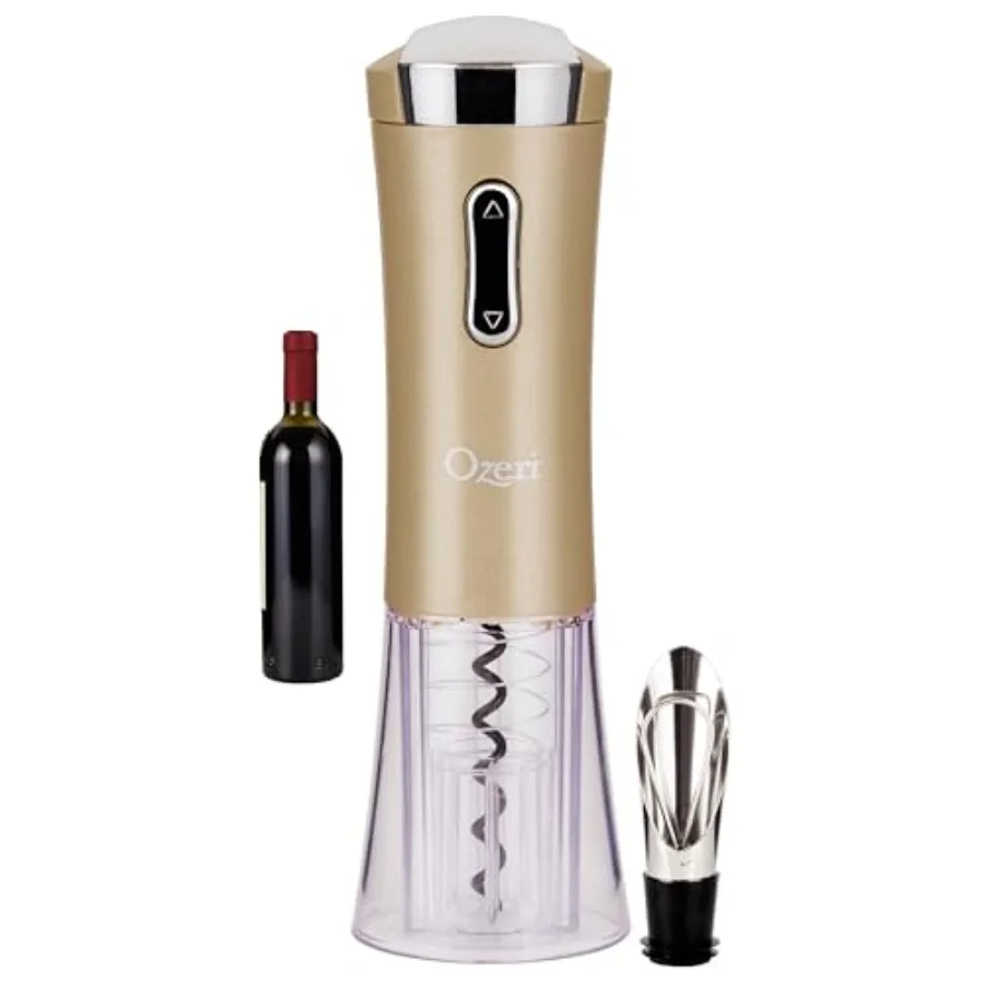 

Nouveaux II Electric Wine Opener with Foil Cutter, Wine Pourer and Stopper