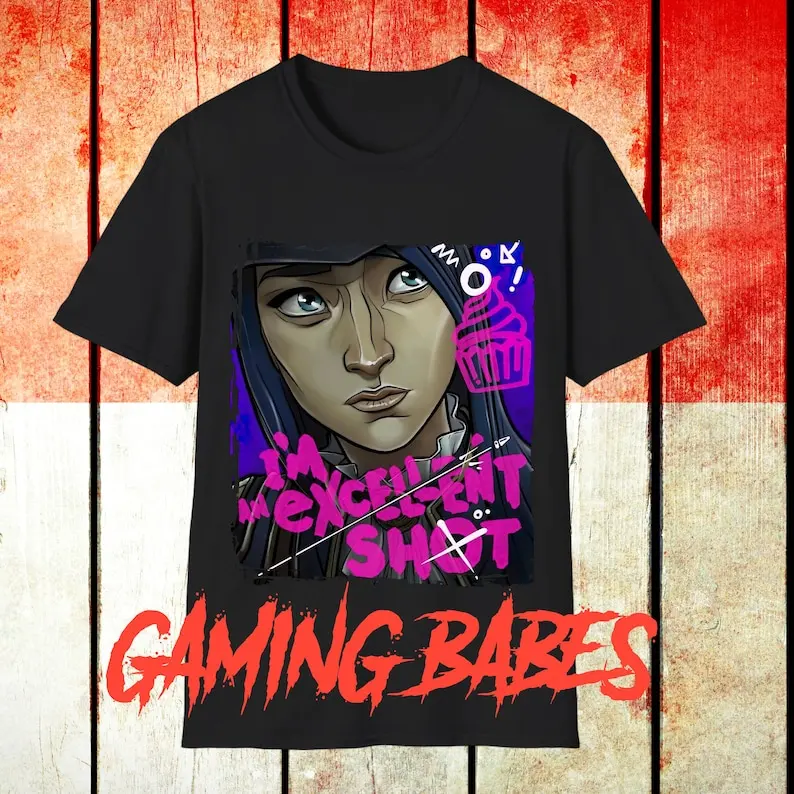 Unisex Gaming shirt Caitlyn / Softstyle T-Shirt / Arcane Series