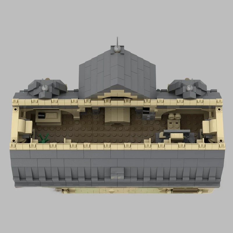 3987 قطعة MOC-228399 القنبول مدينة عرض الشارع العمارة نموذج اللبنات لعبة الطوب هدية الكريسماس سطح المكتب الديكور