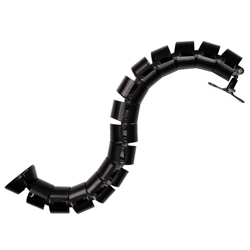 Cable Management Kit, Height-Adjustable Desk Four-Entry Round Cord Storage Box