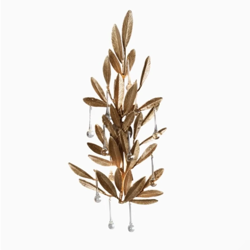 

Light luxury all copper wall lamp, living room TV wall lamp, villa staircase creative advanced background wall lamp, aisle