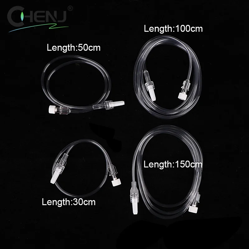 30/50/100/150CM Infusion Extension Tube Sterile IV Infusion Extension Line Disposable IV Infusion Extension Hose For Syringe