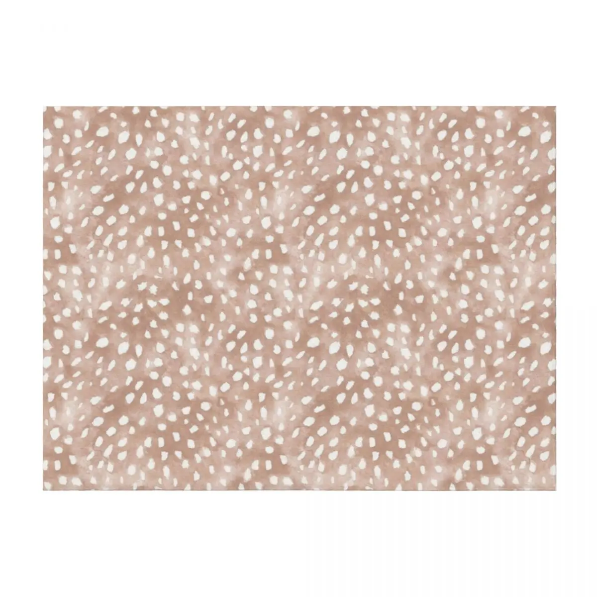 

Light Brown Boho Deer Spots Fawn Print Throw Blanket Polar Thermal Blankets For Baby Picnic Blankets
