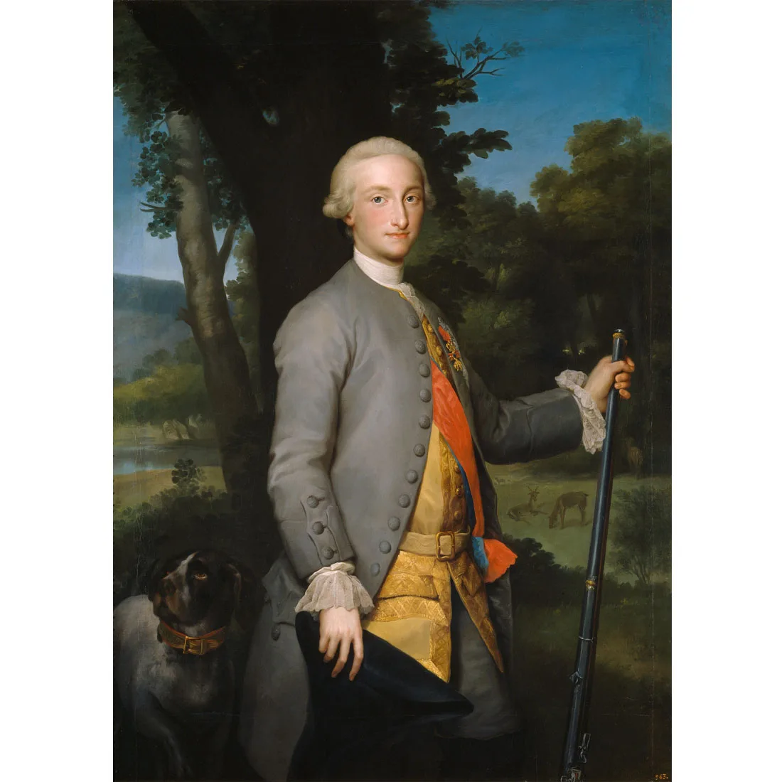 Anton Raphael Mengs paintings,Charles IV, Prince of Asturias,Custom portrait oil painting,Handmade famous painting reproduction